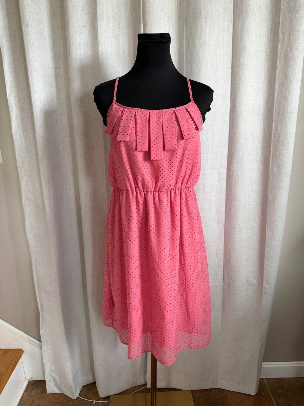 Pink and Black Dress By Tulle Size Medium